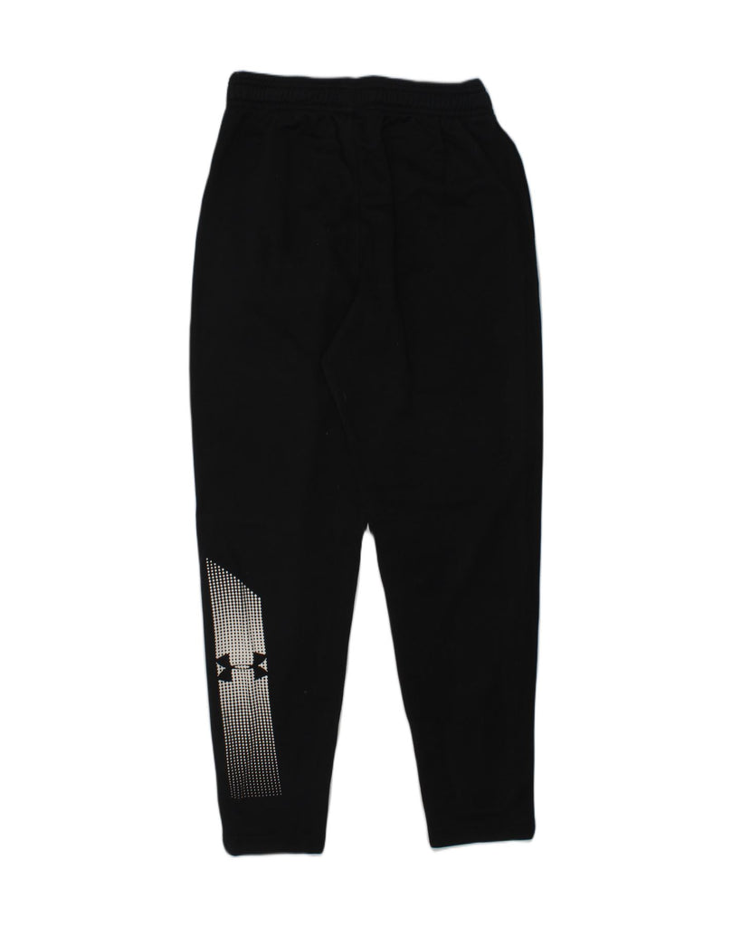 UNDER ARMOUR Girls Fitted Tracksuit Trousers 7-8 Years Medium Black | Vintage Under Armour | Thrift | Second-Hand Under Armour | Used Clothing | Messina Hembry 