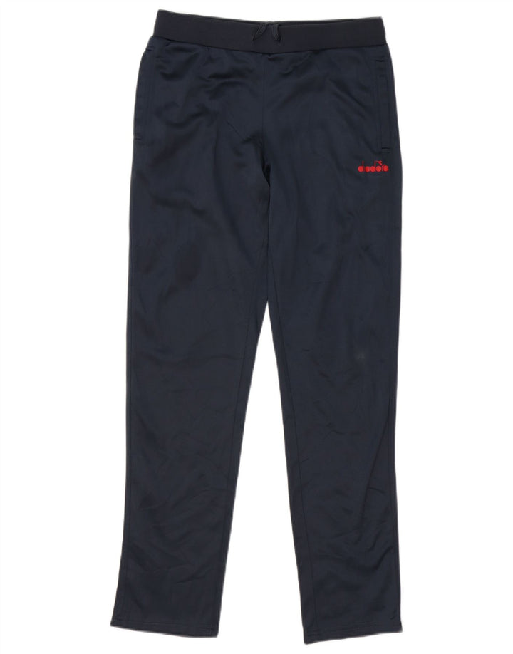 Diadora Boys Tracksuit Trousers 13-14 Years 2XL Navy Blue Polyester
