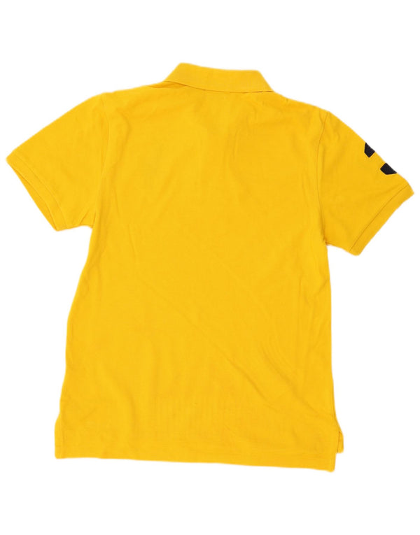 Polo Ralph Lauren Boys Graphic Slim Fit Polo Shirt 15-16 Years XL Yellow