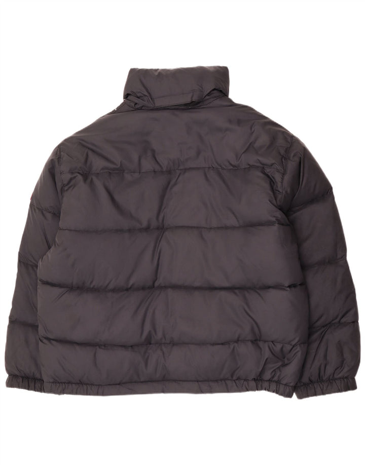 Invicta Mens Hooded Padded Jacket UK 44 2XL Black Polyamide
