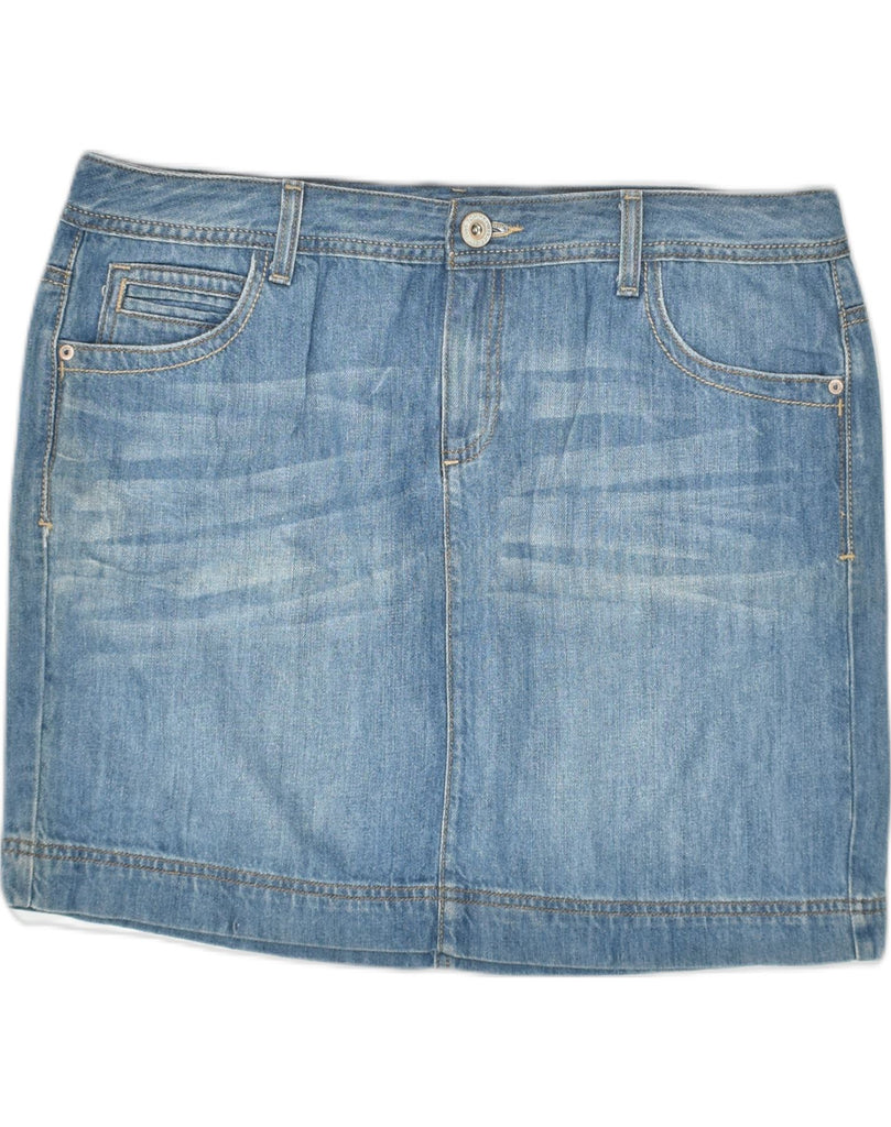 TOMMY HILFIGER Womens Denim Skirt US 14 XL W38 Blue Cotton | Vintage Tommy Hilfiger | Thrift | Second-Hand Tommy Hilfiger | Used Clothing | Messina Hembry 