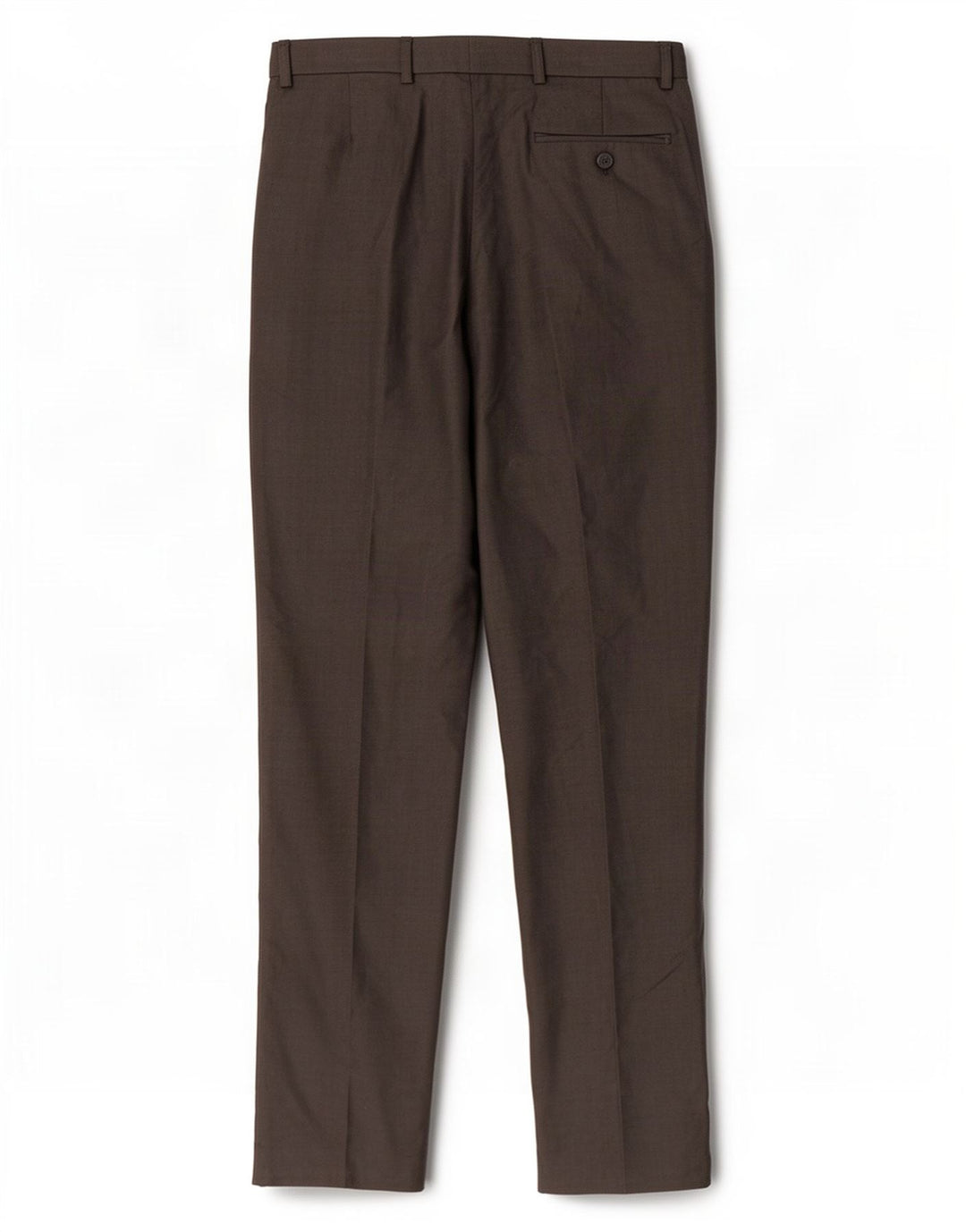 Marks & Spencer Womens Pegged Suit Trousers W32 L33 Brown Polyester