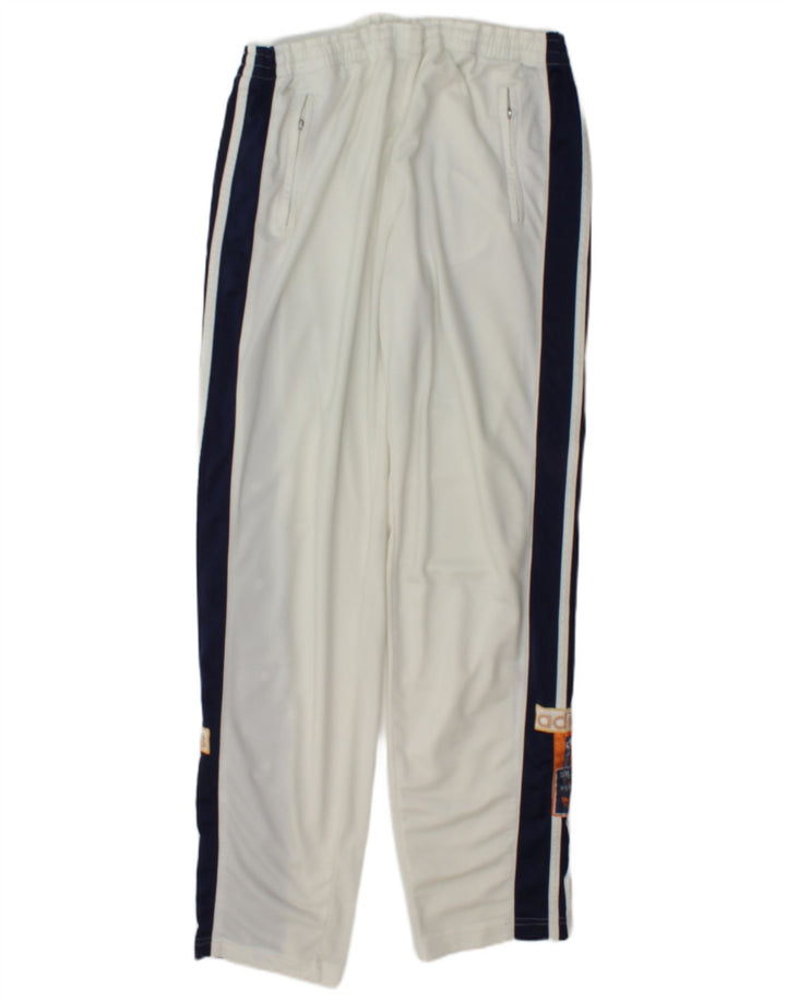 Adidas Mens Graphic Tracksuit Trousers 2XL White Colourblock