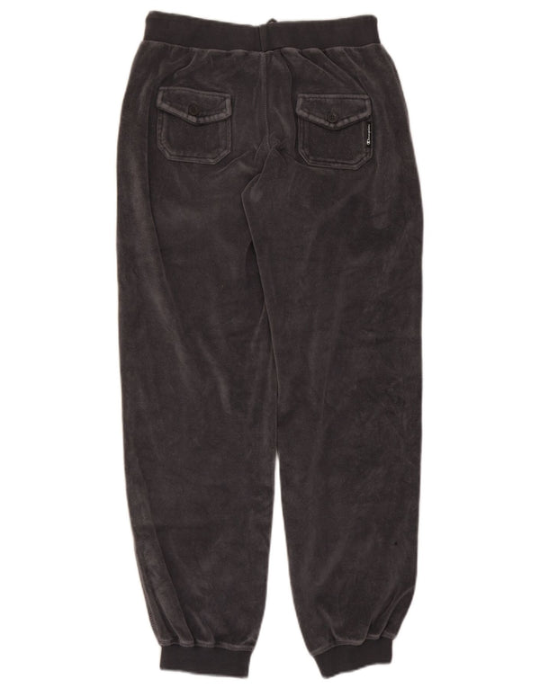 Champion Womens Heritage Fit Tracksuit Trousers Joggers UK 10 Small Grey
