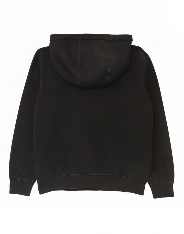 Nike Mens Graphic Hoodie Jumper Medium Black Colourblock Cotton
