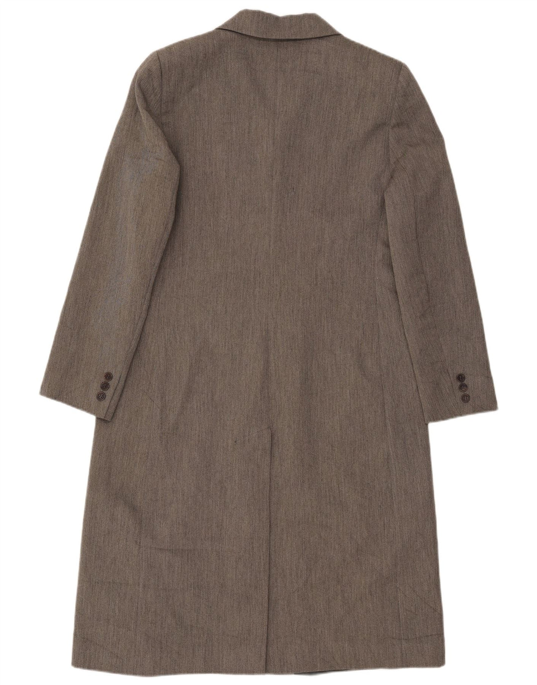 Vintage Womens Overcoat IT 48 XL Grey Viscose