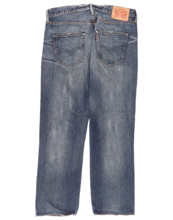 Levi's Mens 501 Straight Jeans W33 L27 Blue Cotton