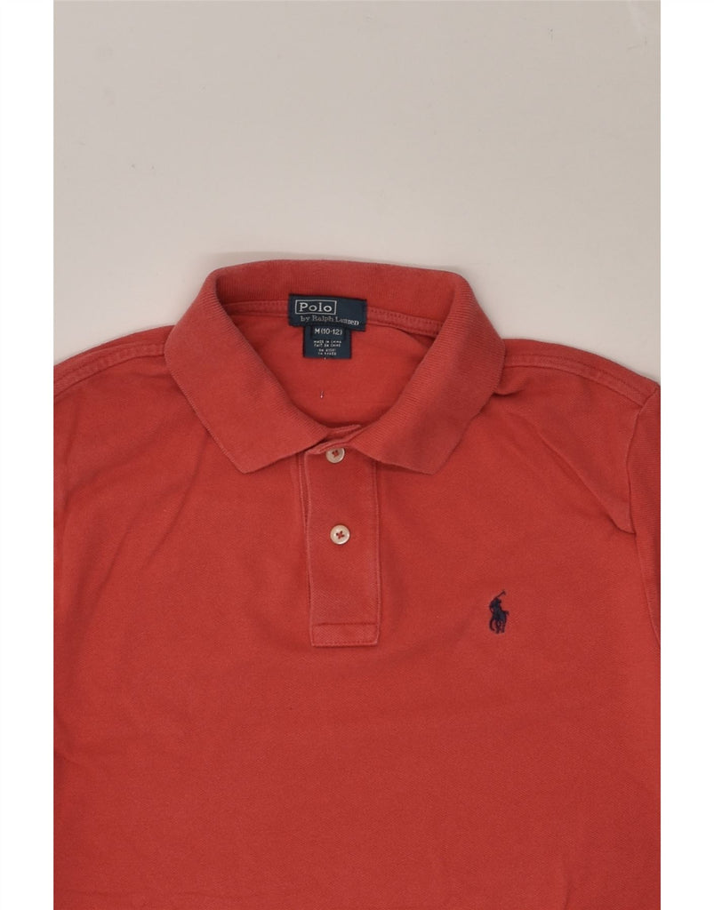 POLO RALPH LAUREN Boys Polo Shirt 10-11 Years Medium Red Cotton | Vintage Polo Ralph Lauren | Thrift | Second-Hand Polo Ralph Lauren | Used Clothing | Messina Hembry 