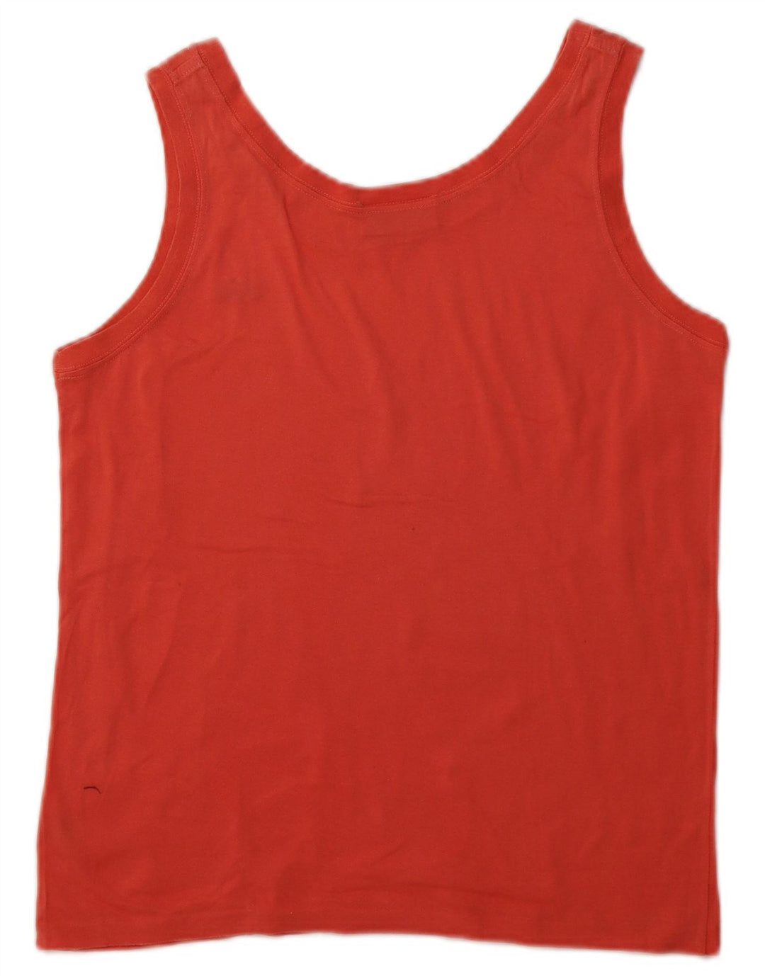 LACOSTE Womens Vest Top Size 42 Large Red Cotton