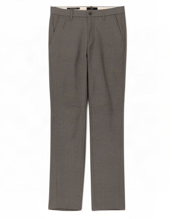 Zara Mens Slim Chino Trousers EU 38 Small W30 L32 Grey Cotton