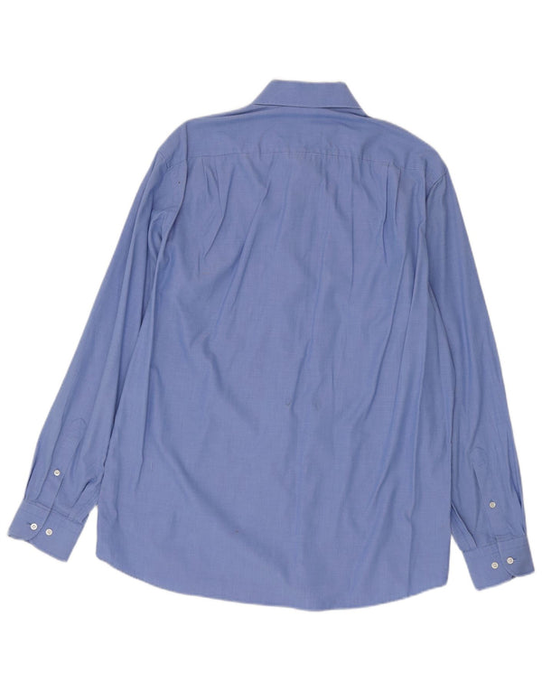 Hugo Boss Mens Shirt Size 39 15 1/2 Medium Blue Cotton