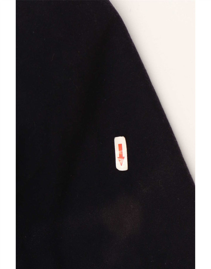 Gant Mens Bomber Jacket UK 44 2XL Navy Blue Wool