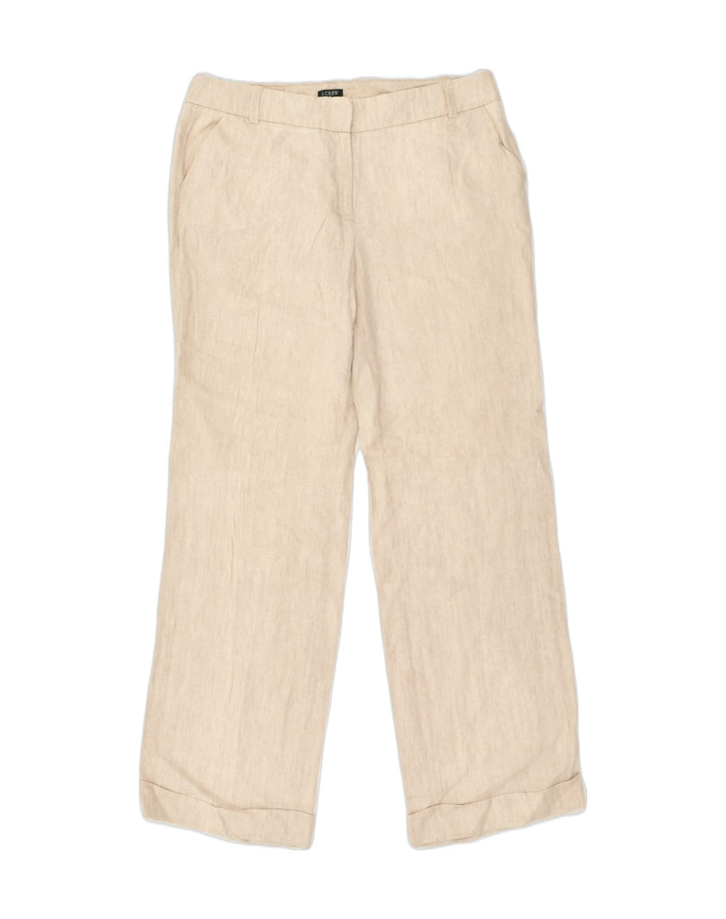 J. CREW Womens City Fit Straight Chino Trousers US 8 Medium W32 L32 Beige | Vintage J. Crew | Thrift | Second-Hand J. Crew | Used Clothing | Messina Hembry 