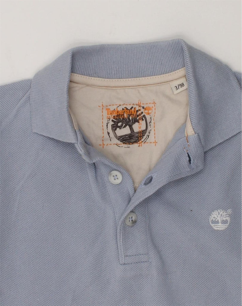 TIMBERLAND Boys Long Sleeve Polo Shirt 2-3 Years Grey Cotton | Vintage Timberland | Thrift | Second-Hand Timberland | Used Clothing | Messina Hembry 