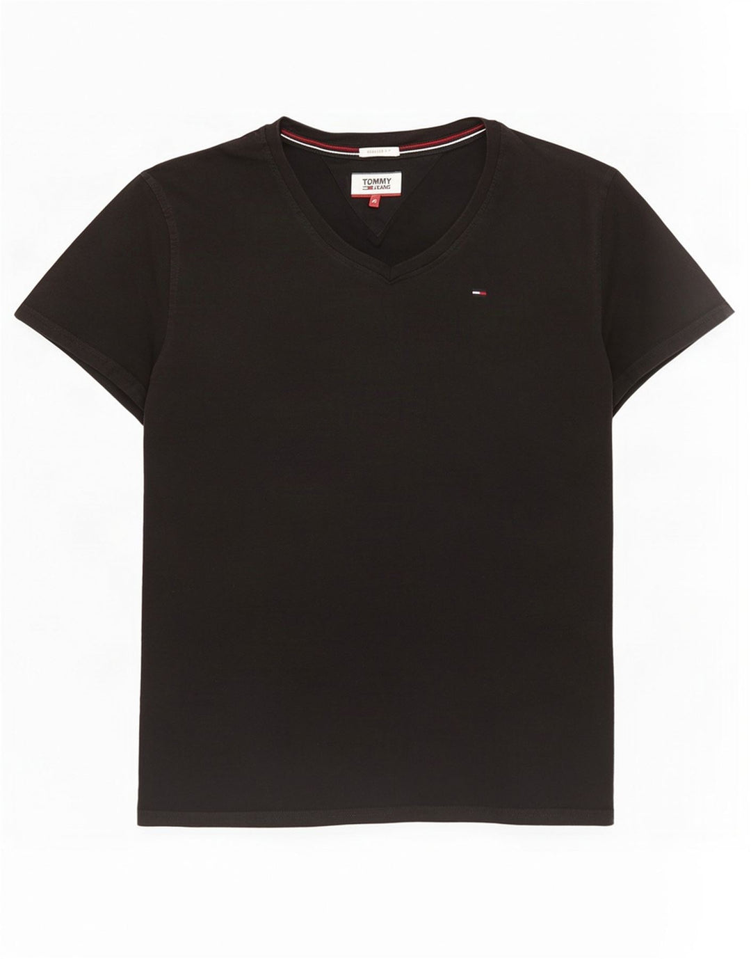 Tommy Hilfiger Mens Regular Fit T-Shirt Top Medium Black