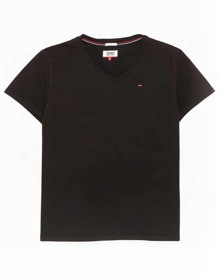 Tommy Hilfiger Mens Regular Fit T-Shirt Top Medium Black