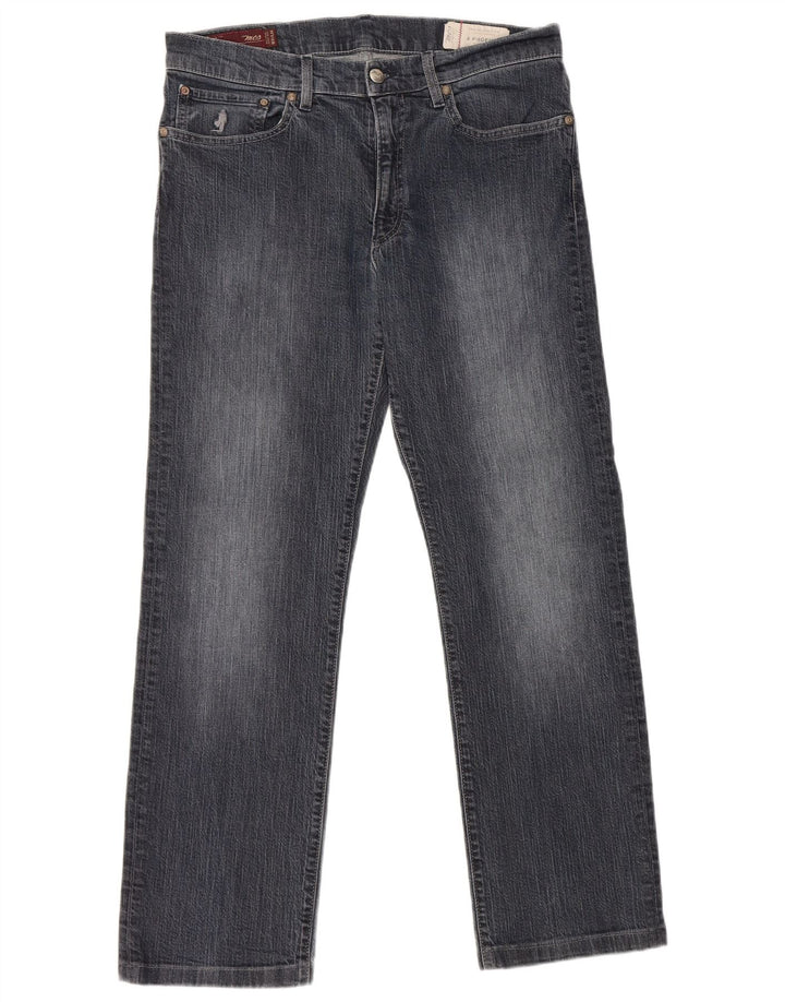 Marlboro Classics Mens Straight Jeans W31 L29 Navy Blue