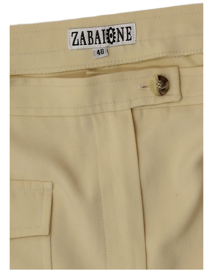 Zabaione Womens Mini Skirt EU 40 Medium W30  Yellow