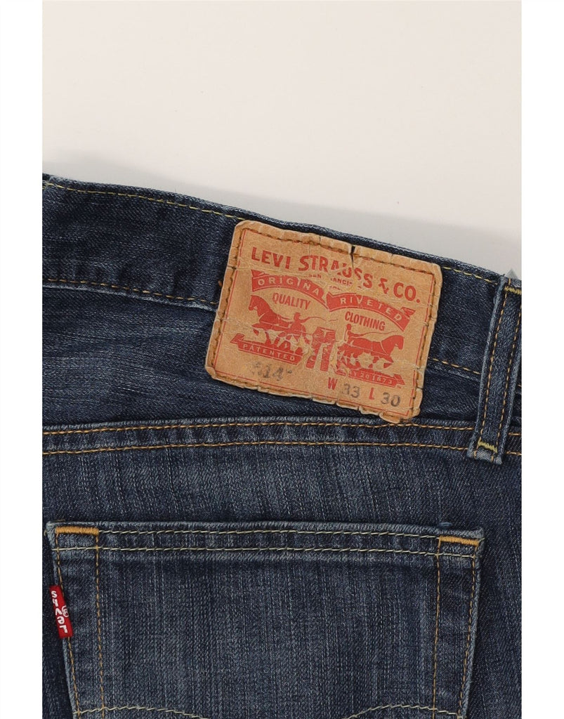 LEVI'S Mens 514 Straight Jeans W33 L26 Blue Cotton Vintage Levi's and Second-Hand Levi's from Messina Hembry 