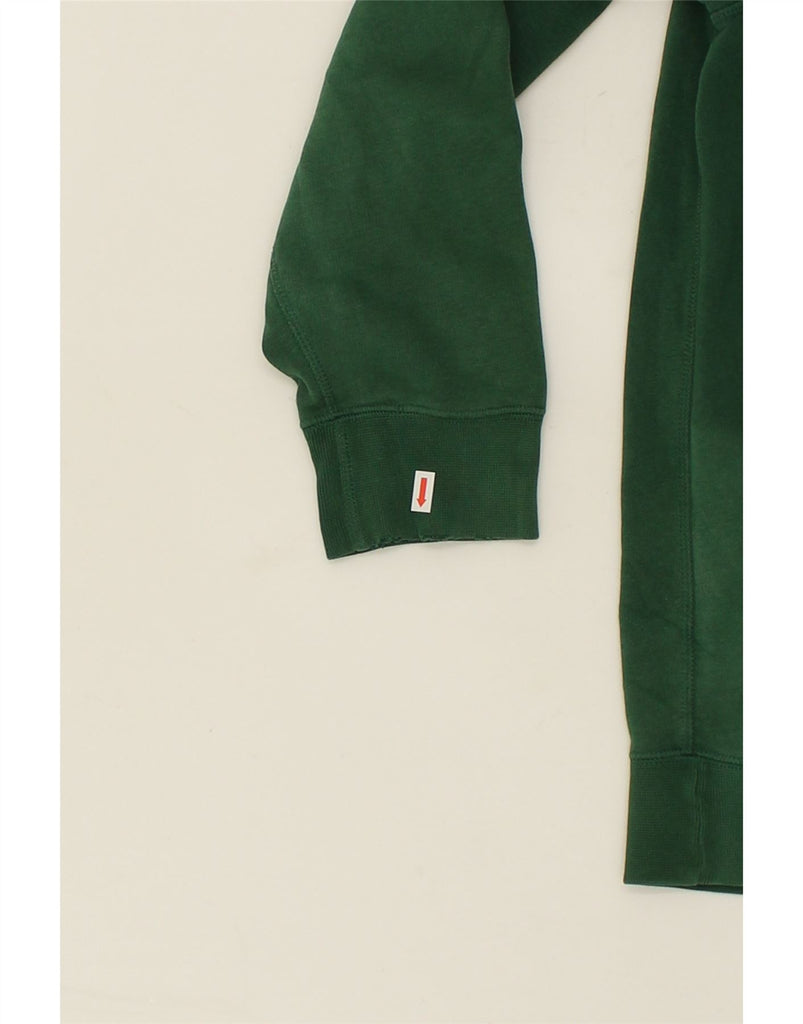 CHAMPION Mens Graphic Zip Hoodie Sweater XL Green Cotton Vintage Champion and Second-Hand Champion from Messina Hembry 