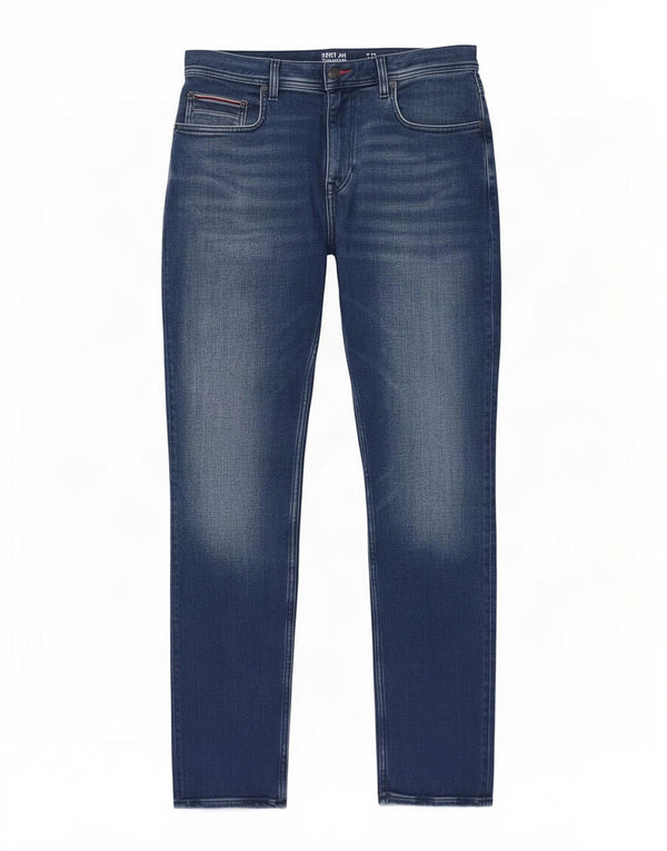 Tommy Hilfiger Mens Denton Straight Jeans W34 L32 Blue Cotton