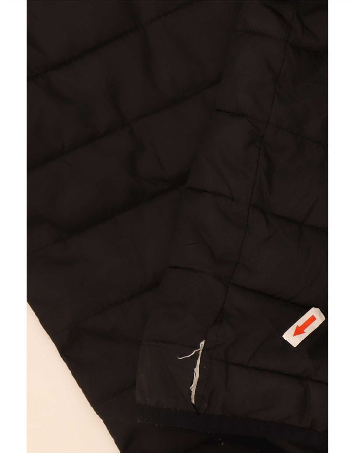 Billabong Mens Hooded Padded Jacket UK 40 Large Black Polyester