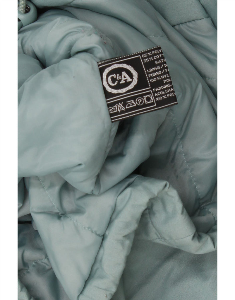 C&A Womens Windbreaker Coat EU 38 Medium Blue Polyester Vintage C&A and Second-Hand C&A from Messina Hembry 