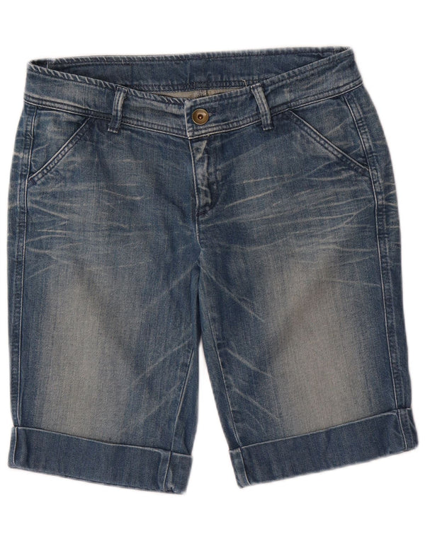 BENETTON Womens Denim Shorts IT 44 Medium W32  Blue