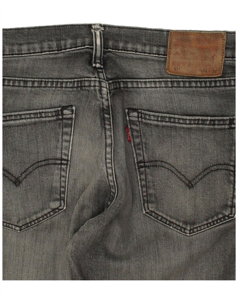 LEVI'S Mens 511 Slim Jeans W32 L32  Grey Cotton | Vintage Levi's | Thrift | Second-Hand Levi's | Used Clothing | Messina Hembry 