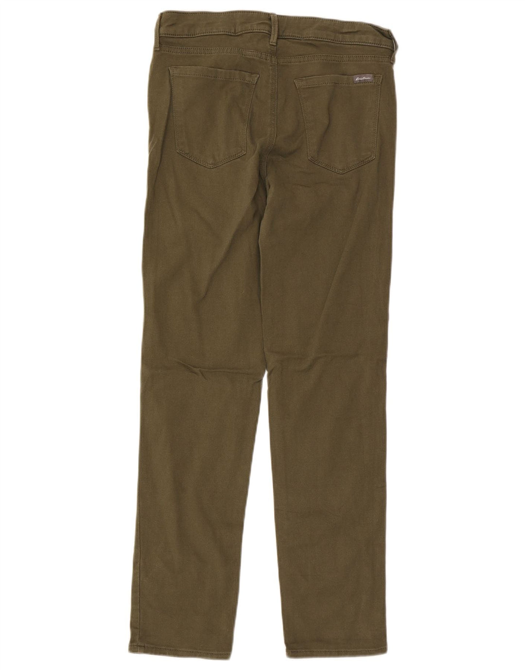 Eddie Bauer Womens Slim Casual Trousers US 8 Medium W28 L29 Khaki