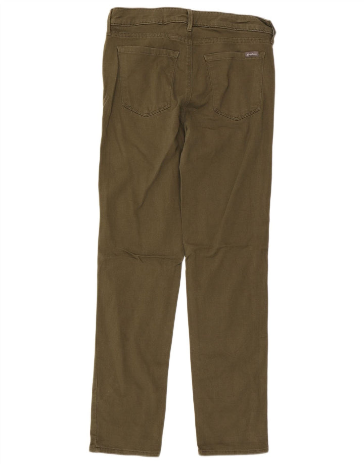 Eddie Bauer Womens Slim Casual Trousers US 8 Medium W28 L29 Khaki