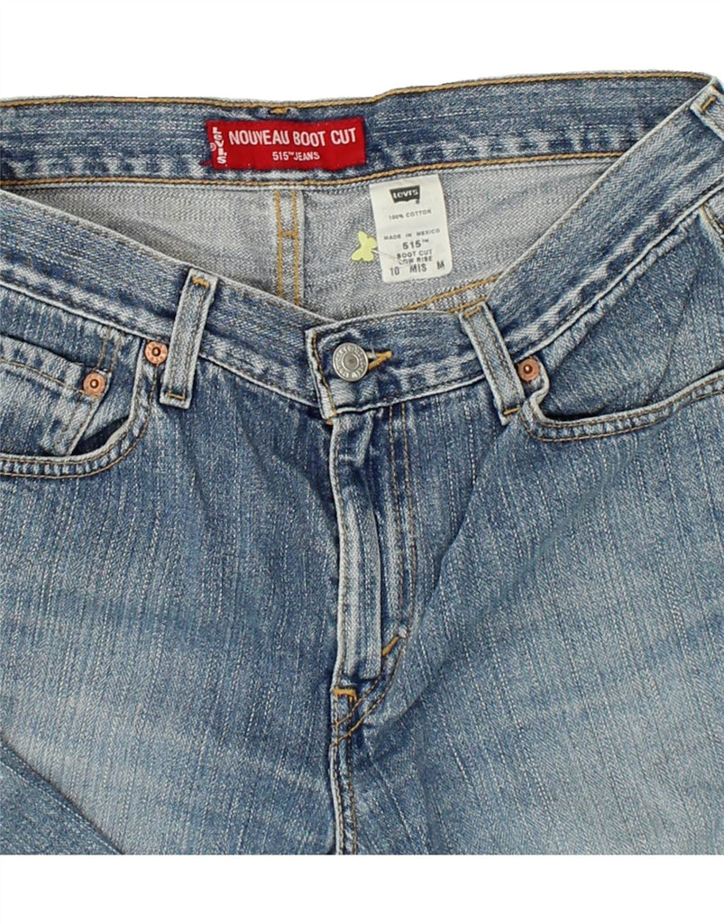 LEVI'S Womens 515 Low Waist Bootcut Jeans US 10 Large W30 L29 Blue Cotton Vintage Levi's and Second-Hand Levi's from Messina Hembry 