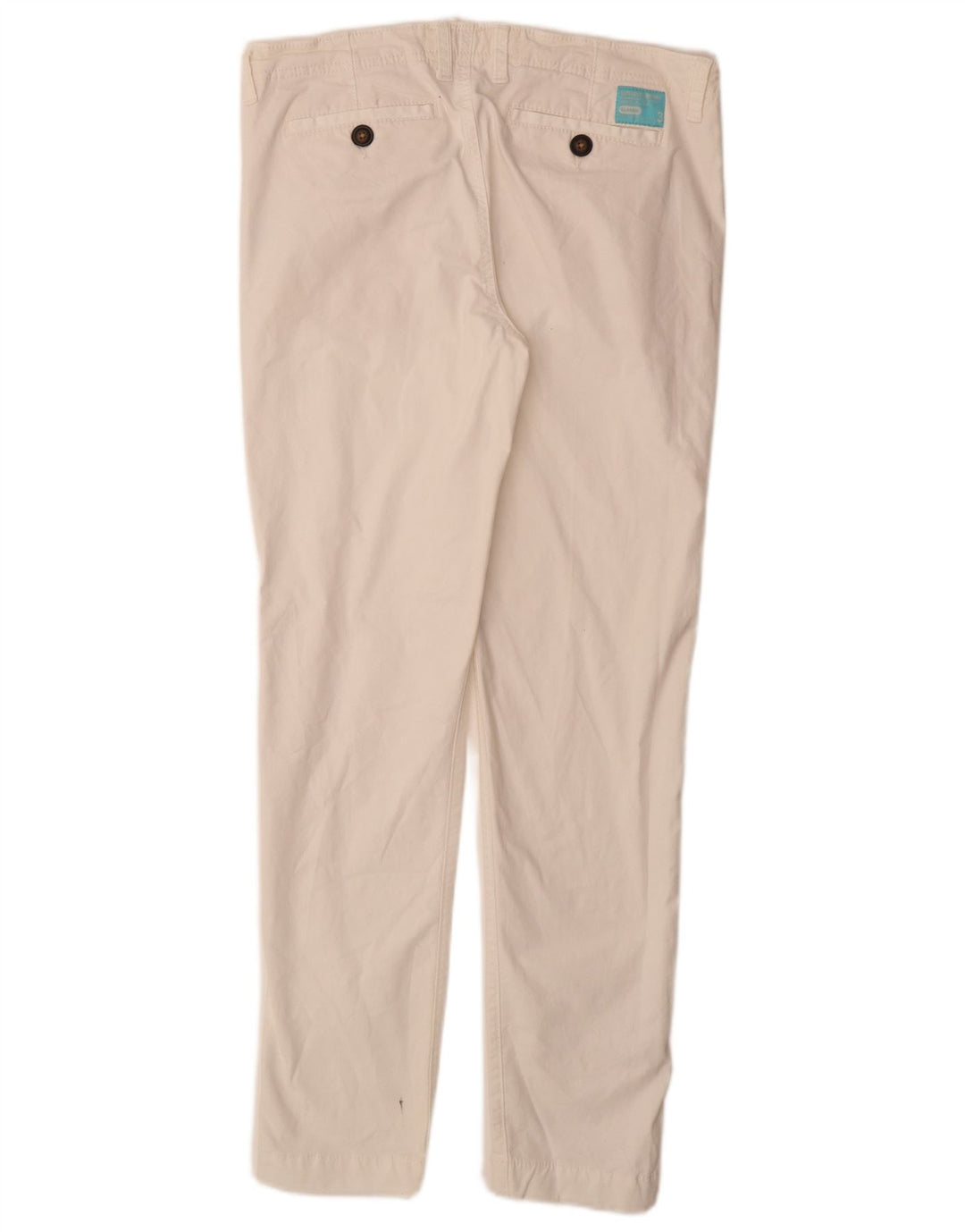 SUPERDRY Womens Slim Chino Trousers Medium W30 L30 White Cotton