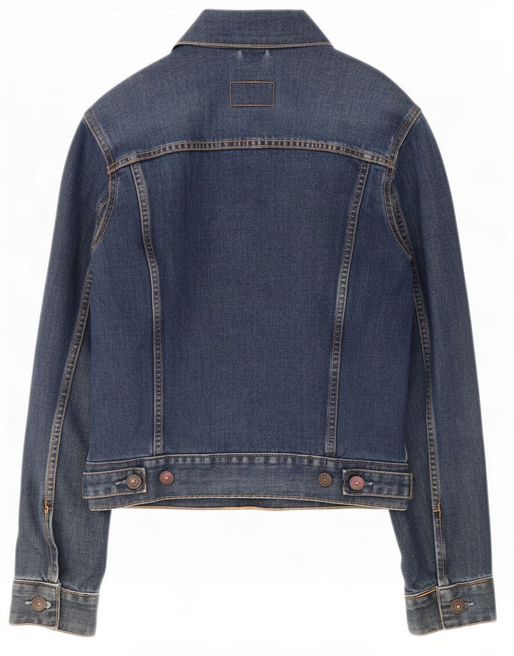 Levi's Girls Denim Jacket 11-12 Years Medium Blue Cotton