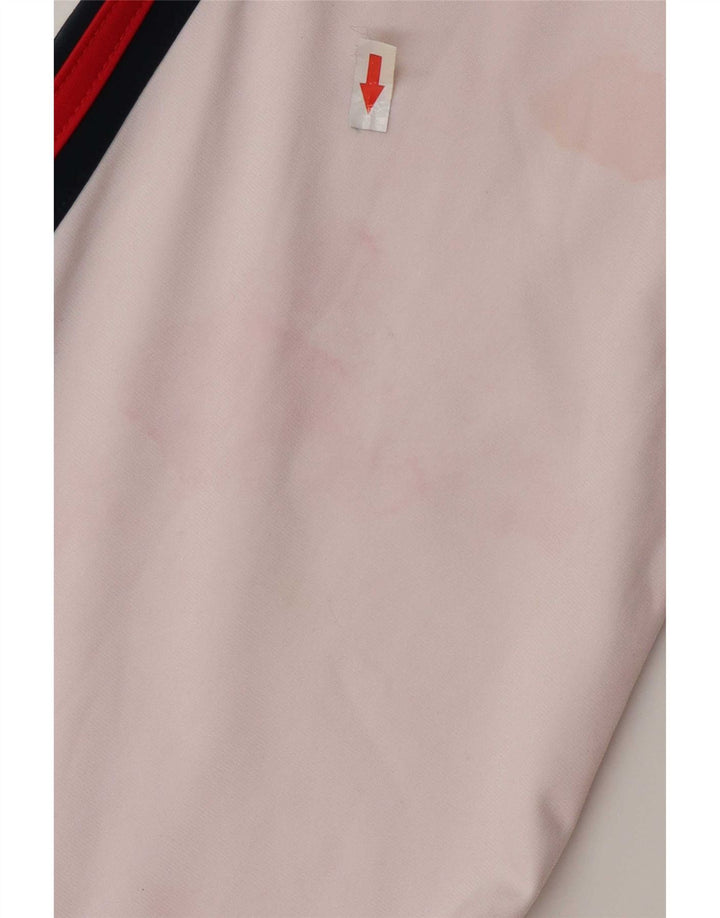 Champion Mens Tracksuit Top Jacket Large Red Colourblock Polyester