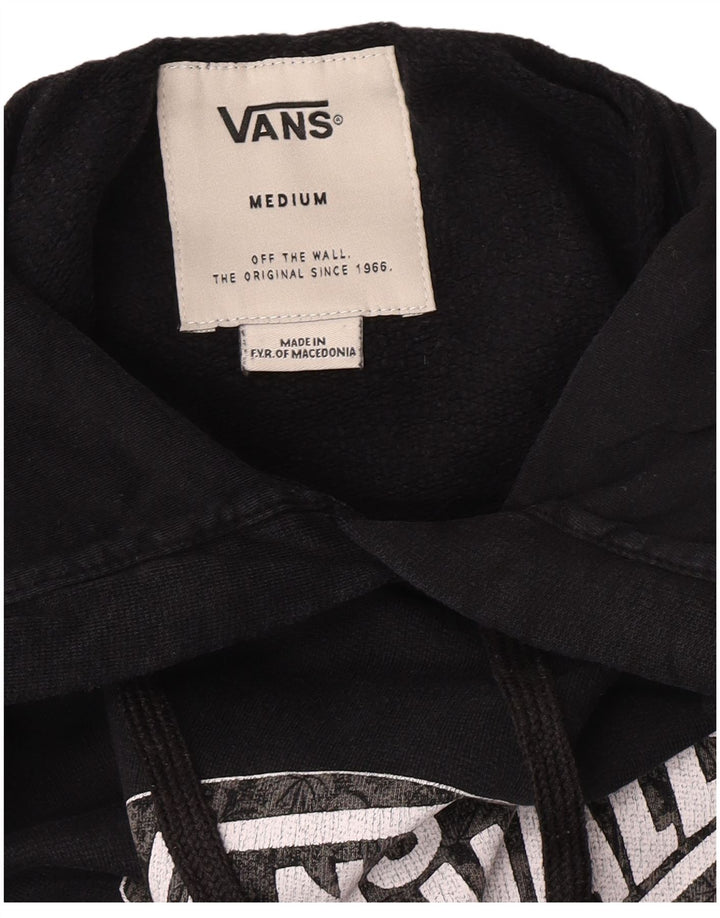 Vans Mens Graphic Hoodie Jumper Medium Black