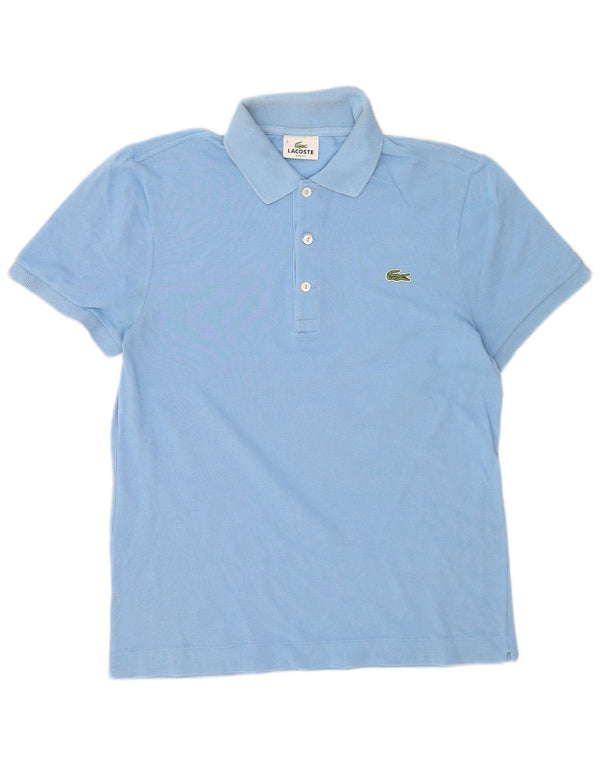Lacoste Mens Slim Fit Polo Shirt Size 3 Small Blue Cotton