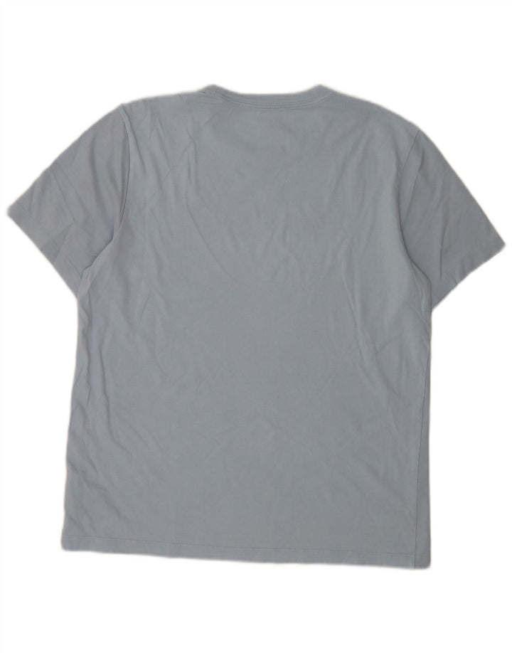 Jordan Mens T-Shirt Top Large Blue Cotton