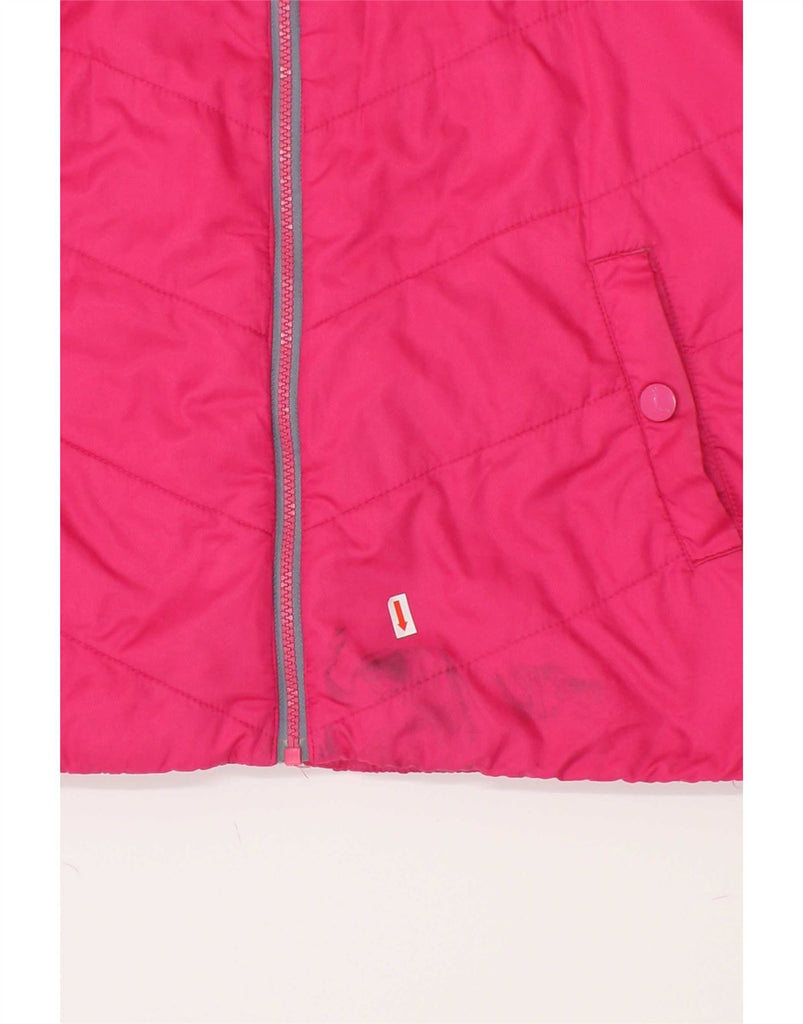 PUMA Womens Hooded Padded Jacket UK 16 Large Pink Vintage Puma and Second-Hand Puma from Messina Hembry 