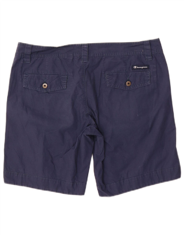 Champion Womens Low Waist Chino Shorts Medium W30  Navy Blue