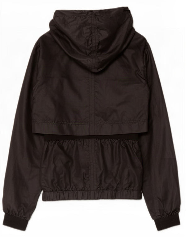 Adidas Womens Hooded Rain Jacket EU 34 Small Black