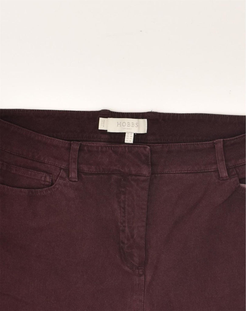 HOBBS Womens Slim Casual Trousers UK 14 Medium W28 L32  Purple | Vintage Hobbs | Thrift | Second-Hand Hobbs | Used Clothing | Messina Hembry 