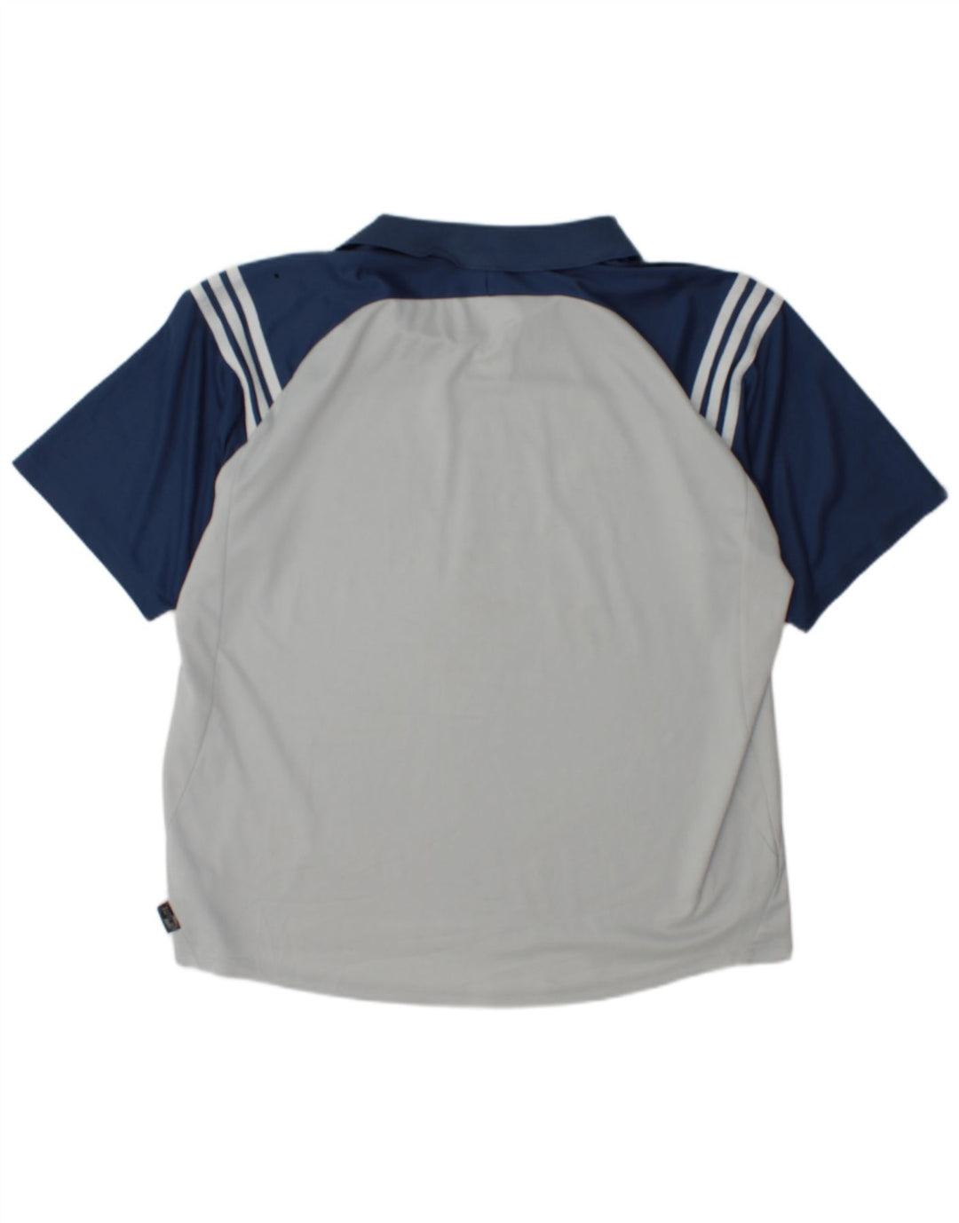 Adidas Mens Climalite Polo Shirt XL Navy Blue Colourblock Polyester