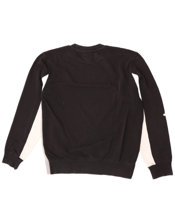 Champion Mens Graphic Sweatshirt Jumper Large Black Colourblock