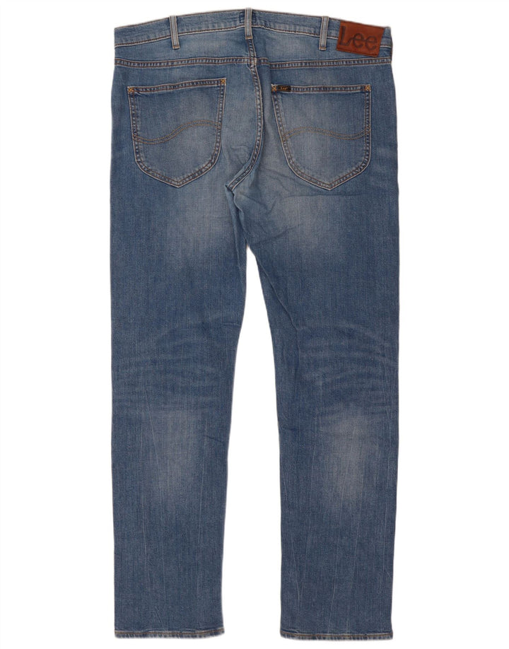 Lee Mens Daren Slim Jeans W36 L32 Blue Cotton