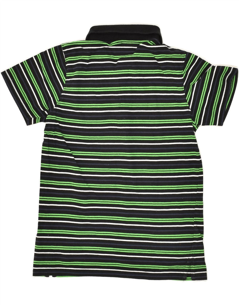 UMBRO Boys Polo Shirt 11-12 Years Large Multicoloured Striped Cotton | Vintage Umbro | Thrift | Second-Hand Umbro | Used Clothing | Messina Hembry 