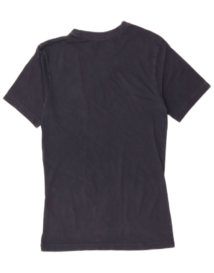 NIKE Mens T-Shirt Top XS Navy Blue Cotton