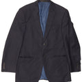 Marks & Spencer Mens 2 Button Blazer Jacket UK 38 Medium Navy Blue