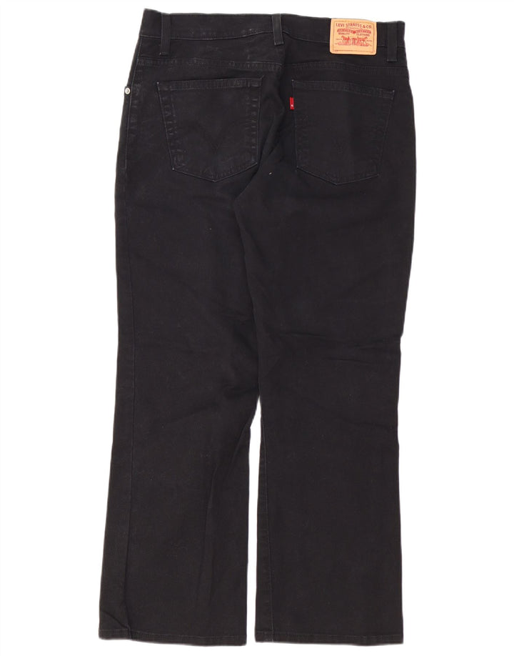 LEVI'S Womens 550 Relaxed Fit Bootcut Jeans US 12 Large W34 L29 Black