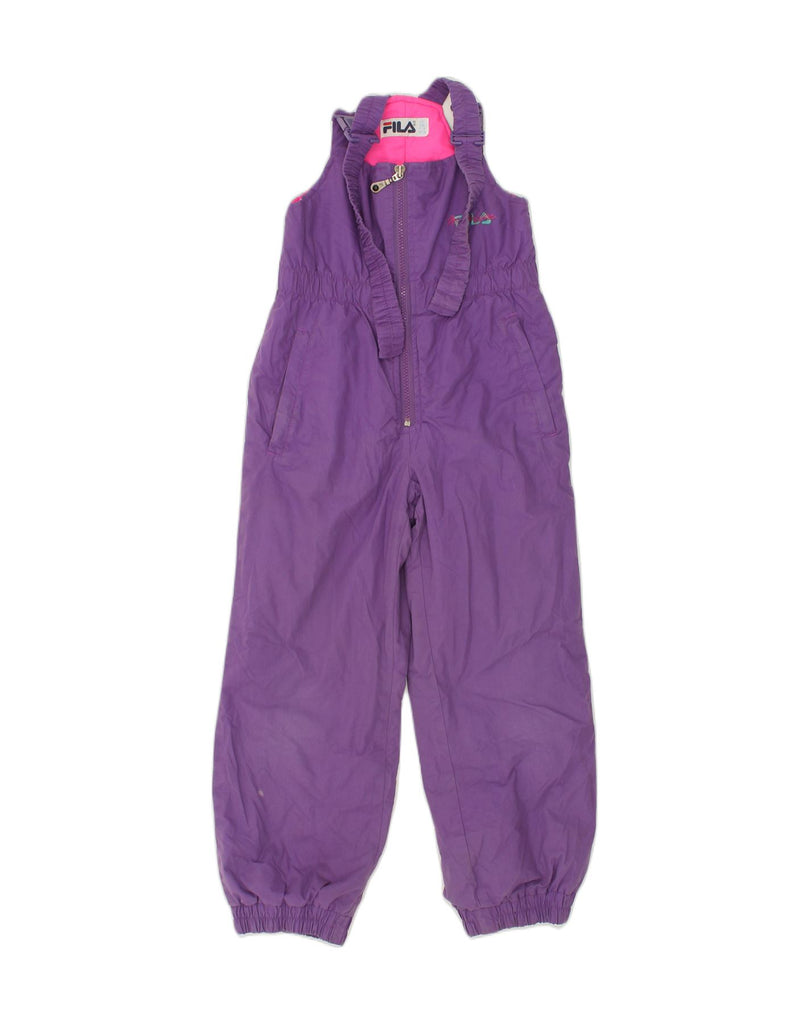 FILA Girls Ski Trousers 7-8 Years W24 L21  Purple | Vintage Fila | Thrift | Second-Hand Fila | Used Clothing | Messina Hembry 